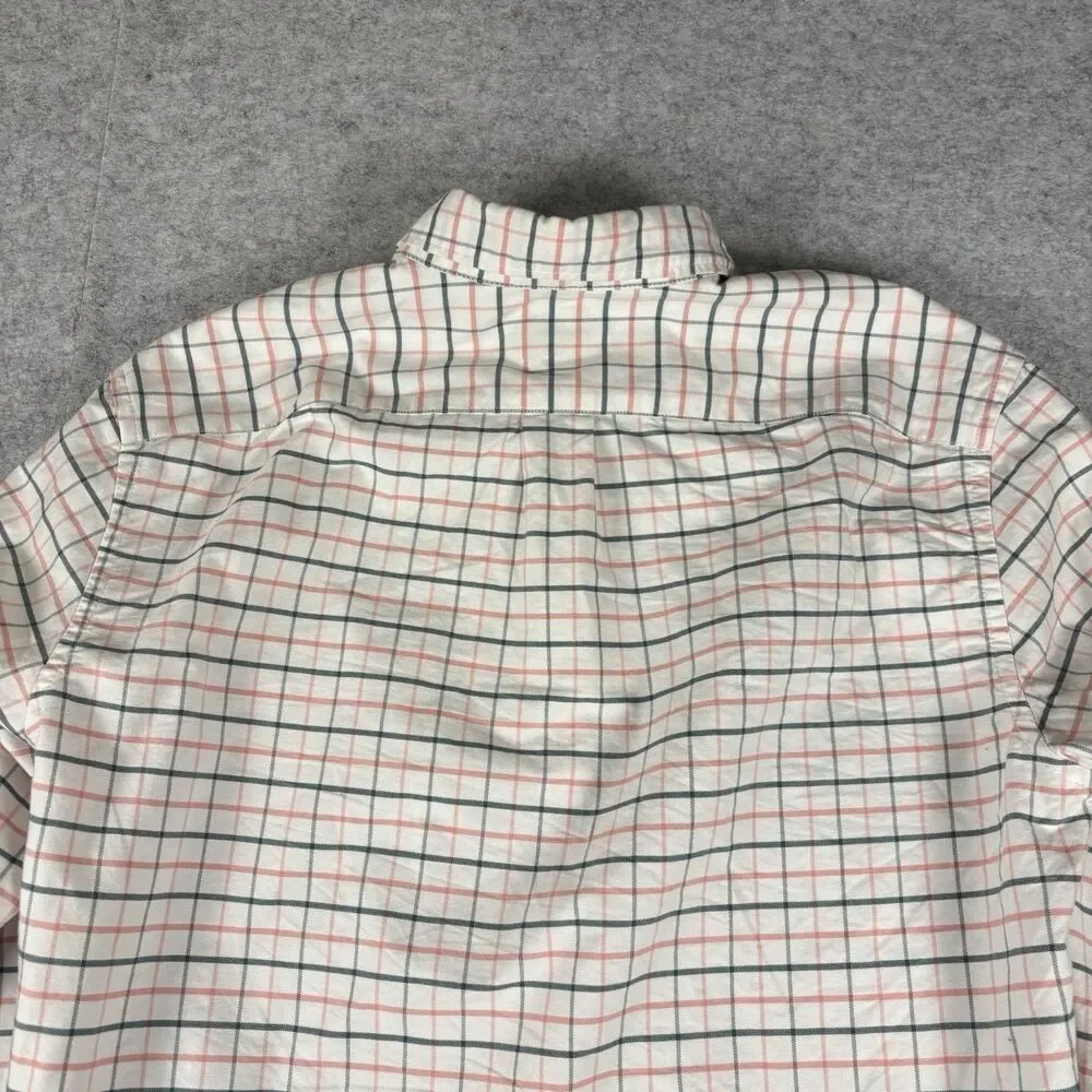 J.CREW Oxford Flex Slim Long Sleeve Button Down Striped Shirt Mens Large NWOT